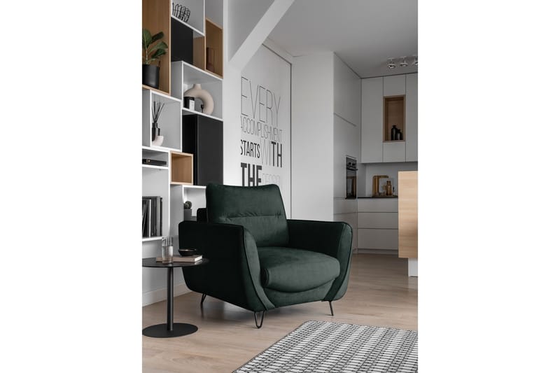 Nojatuoli Swentzel - Vihreä - Huonekalut - Tuoli & nojatuoli - Nojatuoli & lepotuoli