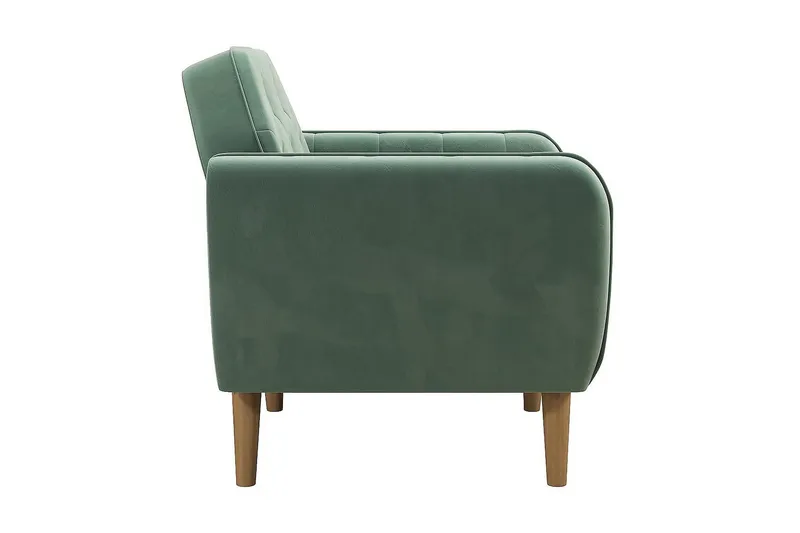 Nojatuoli Teresa Sametti/Vaaleanvihreä - Novogratz - Huonekalut - Tuoli & nojatuoli - Nojatuoli & lepotuoli - Samettinojatuoli