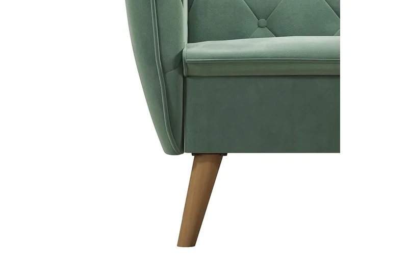 Nojatuoli Teresa Sametti/Vaaleanvihreä - Novogratz - Huonekalut - Tuoli & nojatuoli - Nojatuoli & lepotuoli - Samettinojatuoli