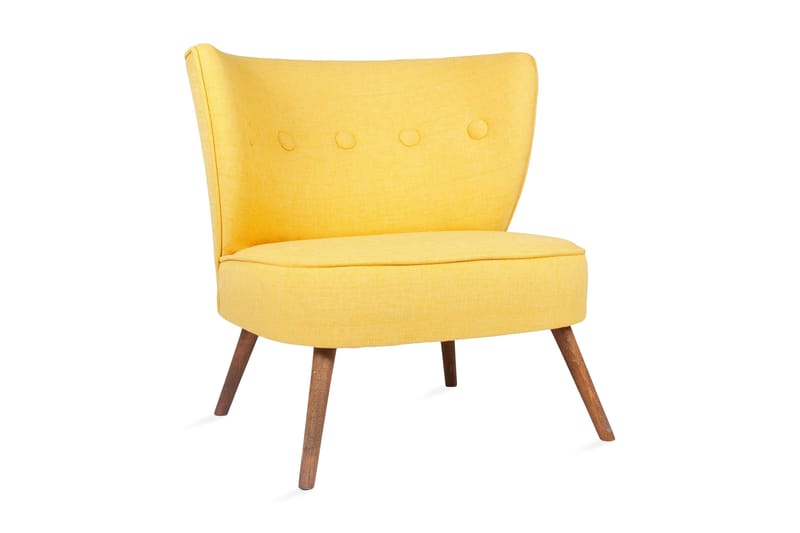 Nojatuoli Terriq Käsinojilla - Keltainen - Huonekalut - Tuoli & nojatuoli - Nojatuoli & lepotuoli