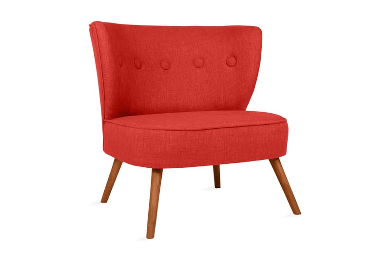 Nojatuoli Terriq Käsinojilla - Punainen - Huonekalut - Tuoli & nojatuoli - Nojatuoli & lepotuoli