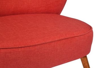 Nojatuoli Terriq Käsinojilla - Punainen - Huonekalut - Tuoli & nojatuoli - Nojatuoli & lepotuoli