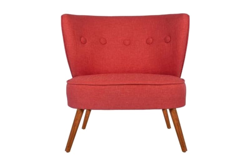 Nojatuoli Terriq Käsinojilla - Punainen - Huonekalut - Tuoli & nojatuoli - Nojatuoli & lepotuoli