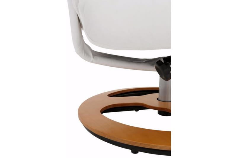 Nojatuoli Tony Keinonahka - Valkoinen - Huonekalut - Tuoli & nojatuoli - Nojatuoli & lepotuoli