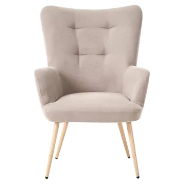 Nojatuoli Vejle - Beige - Huonekalut - Tuoli & nojatuoli - Nojatuoli & lepotuoli