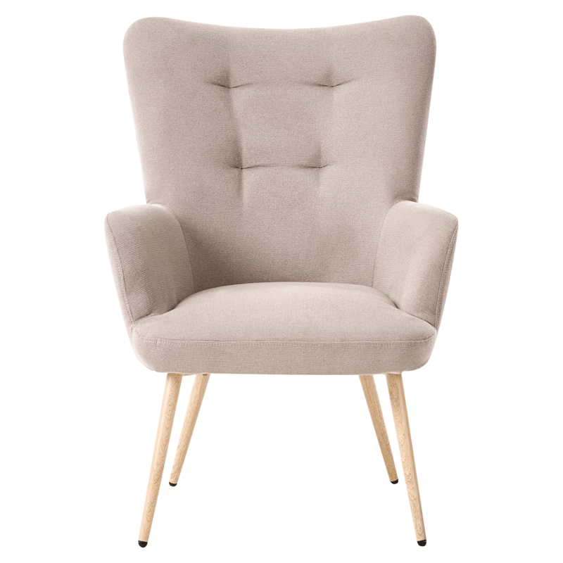 Nojatuoli Vejle - Beige - Huonekalut - Tuoli & nojatuoli - Nojatuoli & lepotuoli