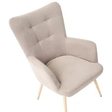 Nojatuoli Vejle - Beige - Huonekalut - Tuoli & nojatuoli - Nojatuoli & lepotuoli