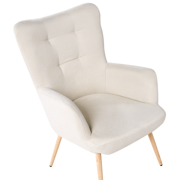 Nojatuoli Vejle - Vaalea beige - Huonekalut - Tuoli & nojatuoli - Nojatuoli & lepotuoli