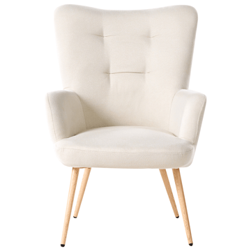 Nojatuoli Vejle - Vaalea beige - Huonekalut - Tuoli & nojatuoli - Nojatuoli & lepotuoli