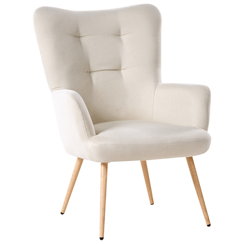 Nojatuoli Vejle - Vaalea beige - Huonekalut - Tuoli & nojatuoli - Nojatuoli & lepotuoli