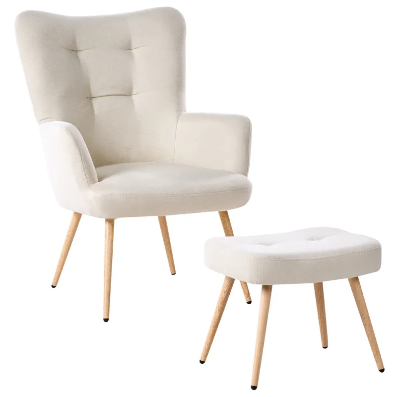 Nojatuoli Vejle, Vaalea beige