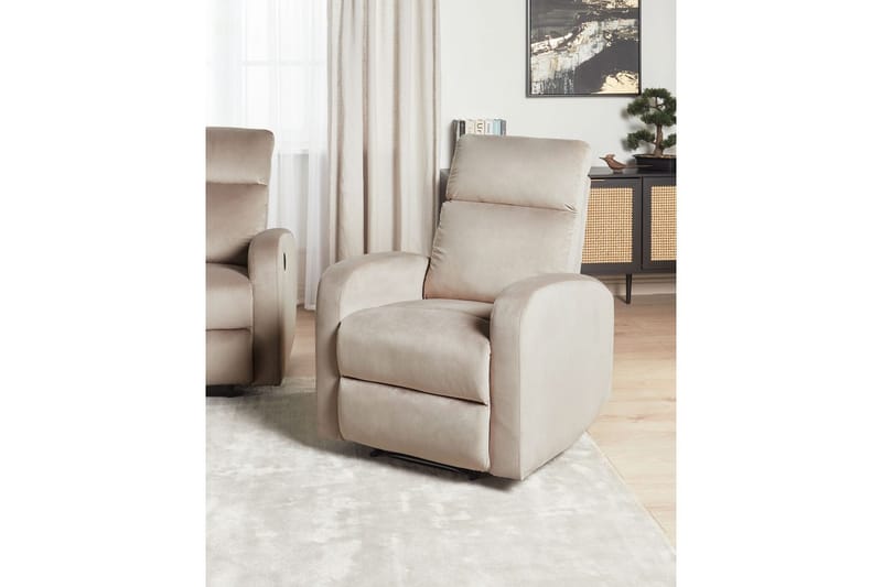 Nojatuoli Verdal Beige - Beige - Huonekalut - Tuoli & nojatuoli - Nojatuoli & lepotuoli - Makuutuoli & divaanituoli