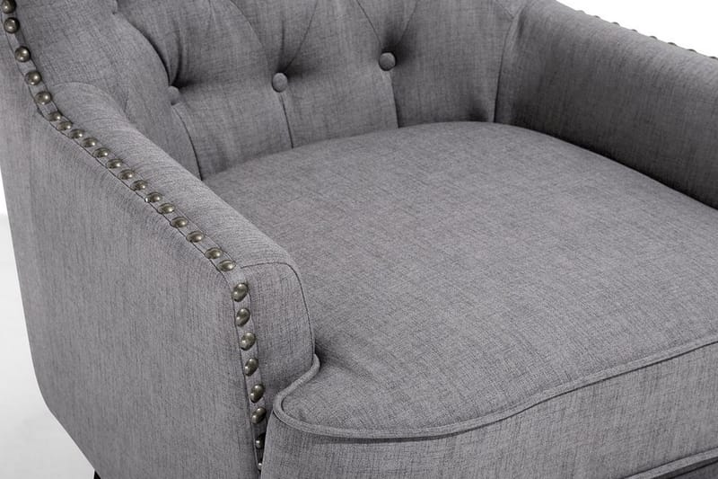 Nojatuoli Viborg II - Harmaa - Huonekalut - Tuoli & nojatuoli - Nojatuoli & lepotuoli