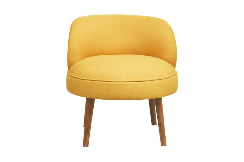Nojatuoli Wentzlaff Käsinojilla - Keltainen - Huonekalut - Tuoli & nojatuoli - Nojatuoli & lepotuoli
