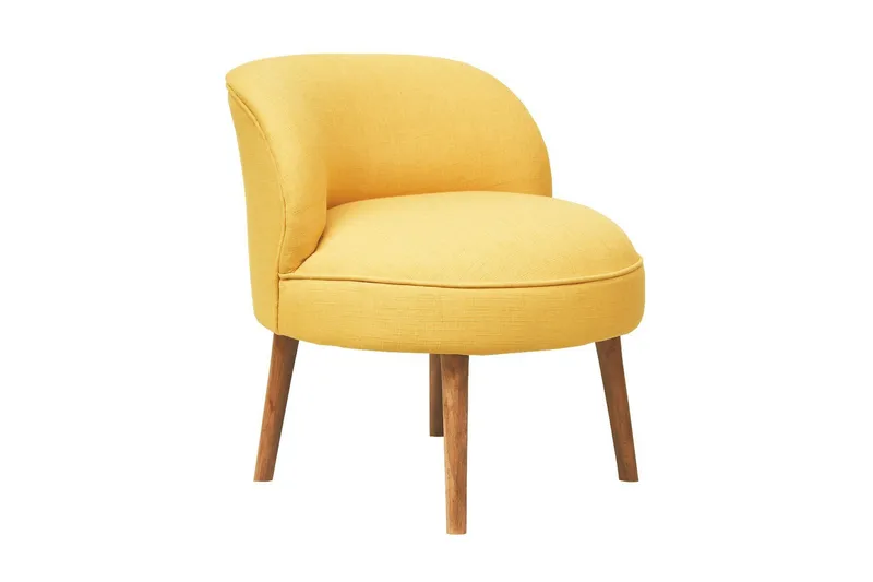 Nojatuoli Wentzlaff Käsinojilla - Keltainen - Huonekalut - Tuoli & nojatuoli - Nojatuoli & lepotuoli