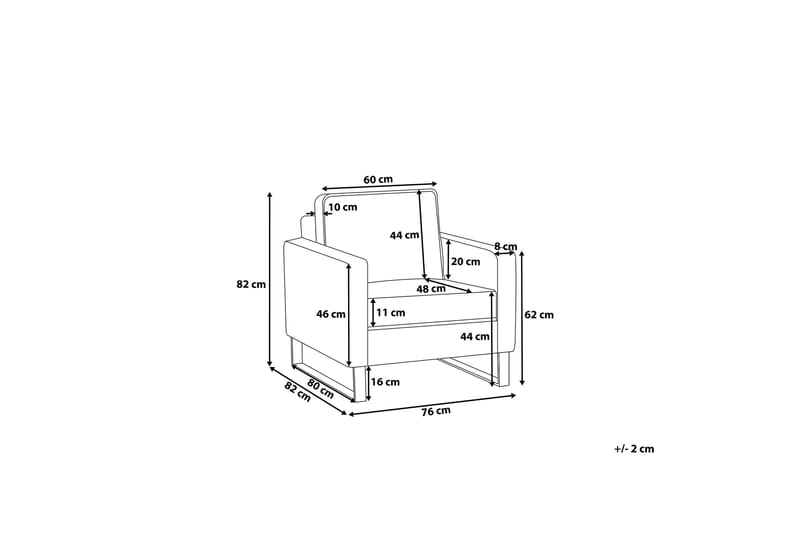 Nojatuoli Wind - Vaaleanpunainen - Huonekalut - Tuoli & nojatuoli - Nojatuoli & lepotuoli