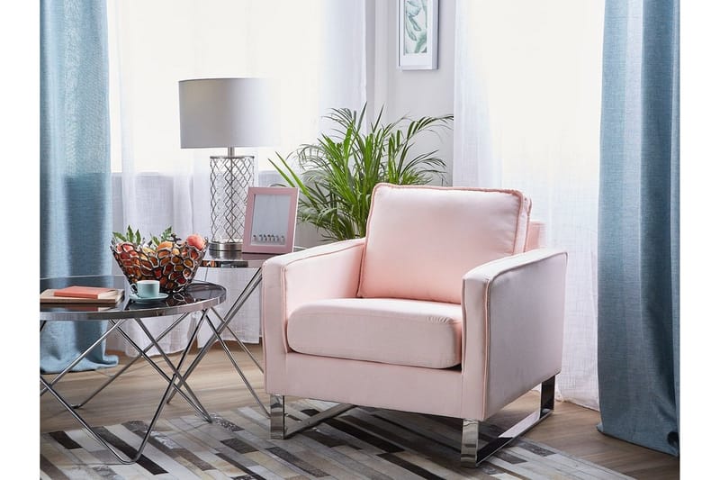 Nojatuoli Wind - Vaaleanpunainen - Huonekalut - Tuoli & nojatuoli - Nojatuoli & lepotuoli