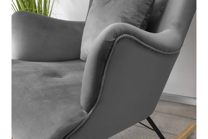 Nojatuoli Witolin - Sametti/Vihreä - Huonekalut - Tuoli & nojatuoli - Nojatuoli & lepotuoli - Samettinojatuoli