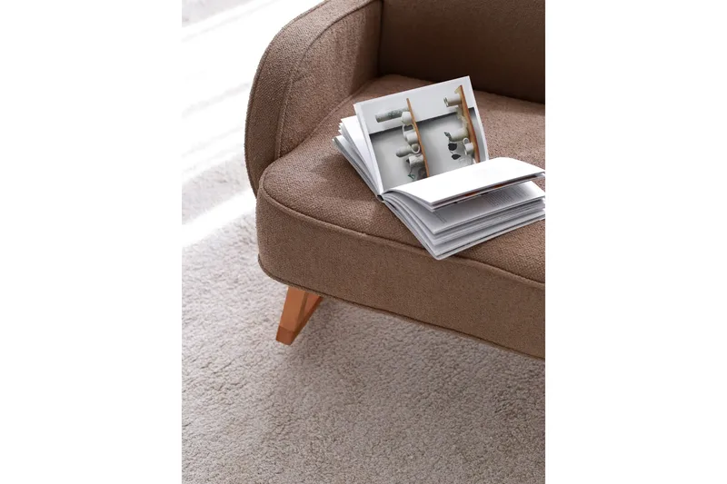 Nojatuoli Yoko - Ruskea - Huonekalut - Tuoli & nojatuoli - Pyörivät tuolit & keinutuoli