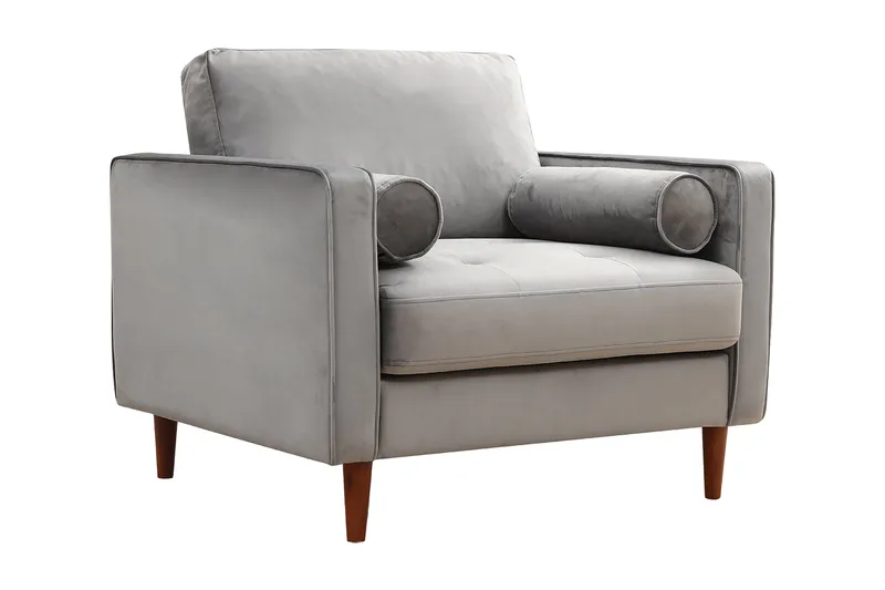 Nojatuoli Puento - Vaaleanharmaa - Huonekalut - Tuoli & nojatuoli - Nojatuoli & lepotuoli