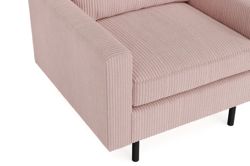 Nojatuoli Peppe - Vaaleanpunainen - Huonekalut - Tuoli & nojatuoli - Nojatuoli & lepotuoli