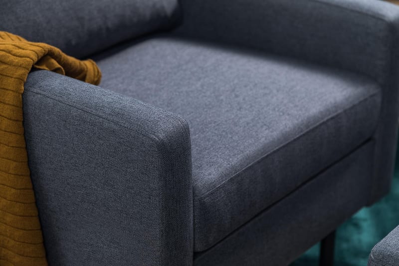 Nojatuoli Peppe - Tummanharmaa - Huonekalut - Tuoli & nojatuoli - Nojatuoli & lepotuoli