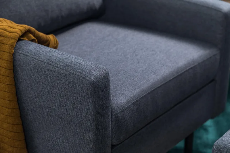 Nojatuoli Peppe - Tummanharmaa - Huonekalut - Tuoli & nojatuoli - Nojatuoli & lepotuoli