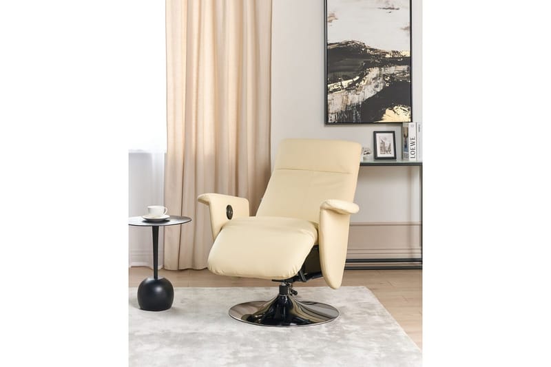 Nojatuoli Prime Beige/Hopea - Beige/Hopea - Huonekalut - Tuoli & nojatuoli - Nojatuoli & lepotuoli - Makuutuoli & divaanituoli