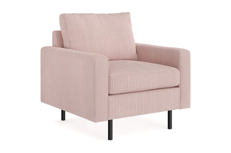 Nojatuoli Peppe - Vaaleanpunainen - Huonekalut - Tuoli & nojatuoli - Nojatuoli & lepotuoli