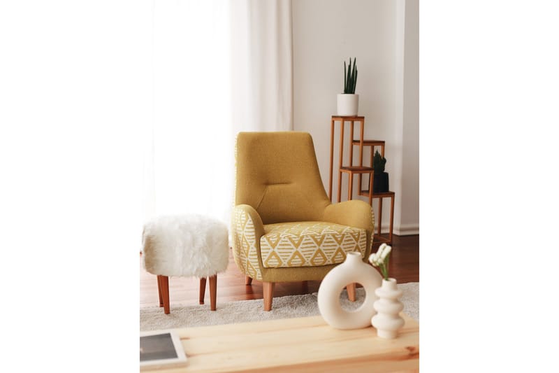 Nojatuoli Parven, Keltainen