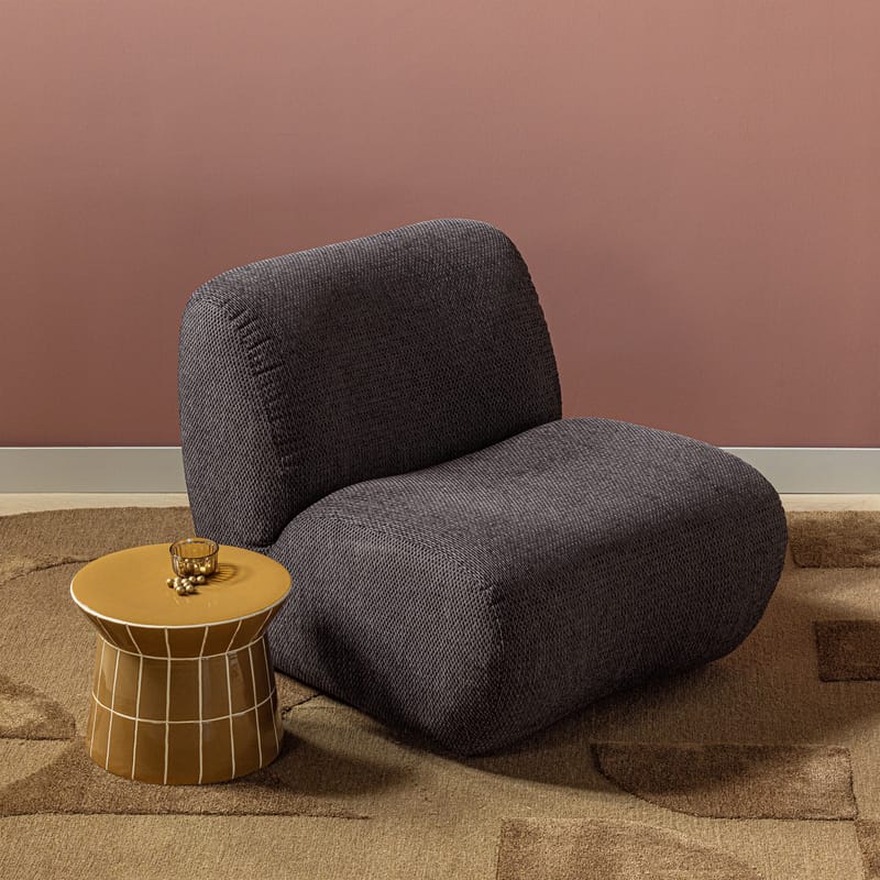 Nojatuoli Nomu - Antrasiitti melange - Huonekalut - Tuoli & nojatuoli - Nojatuoli & lepotuoli