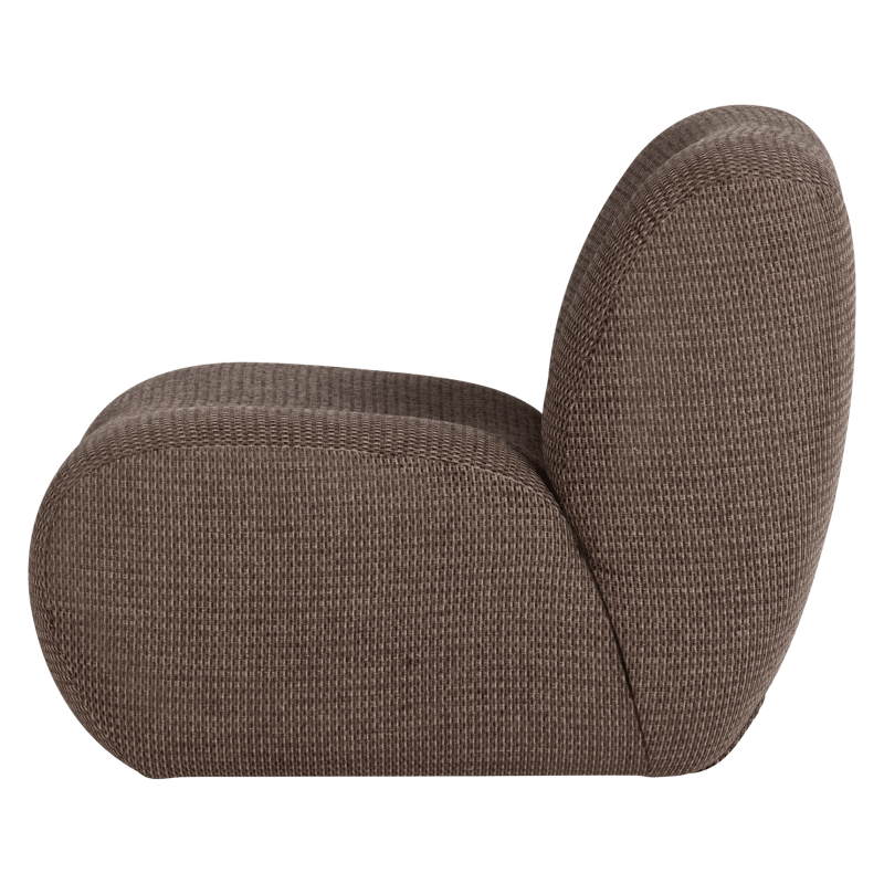 Nojatuoli Nomu - Ruskea melange - Huonekalut - Tuoli & nojatuoli - Nojatuoli & lepotuoli