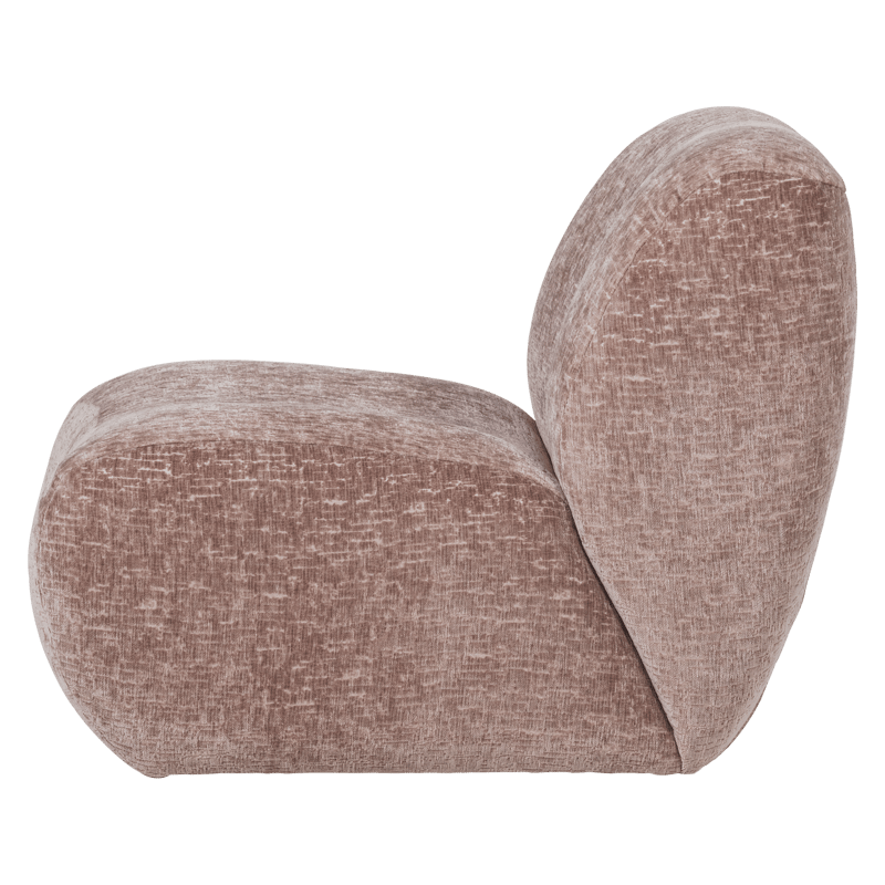 Nojatuoli Nomu - Vaaleanroosa - Huonekalut - Tuoli & nojatuoli - Nojatuoli & lepotuoli