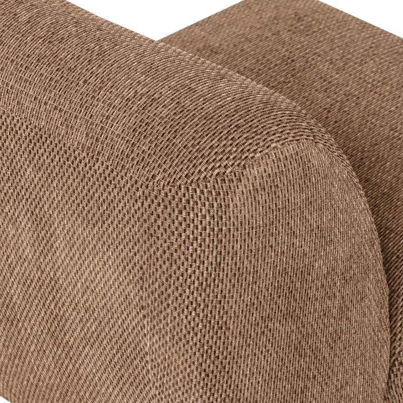 Nojatuoli Nomu - Vaaleanruskea melange - Huonekalut - Tuoli & nojatuoli - Nojatuoli & lepotuoli