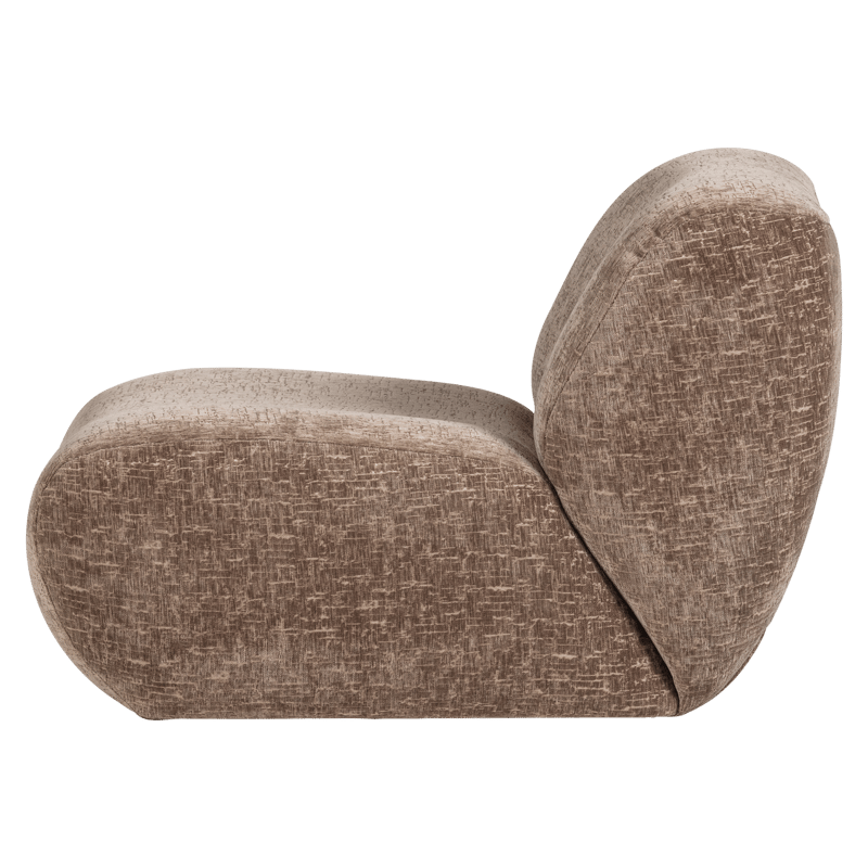 Nojatuoli Nomu - Vaaleanruskea - Huonekalut - Tuoli & nojatuoli - Nojatuoli & lepotuoli