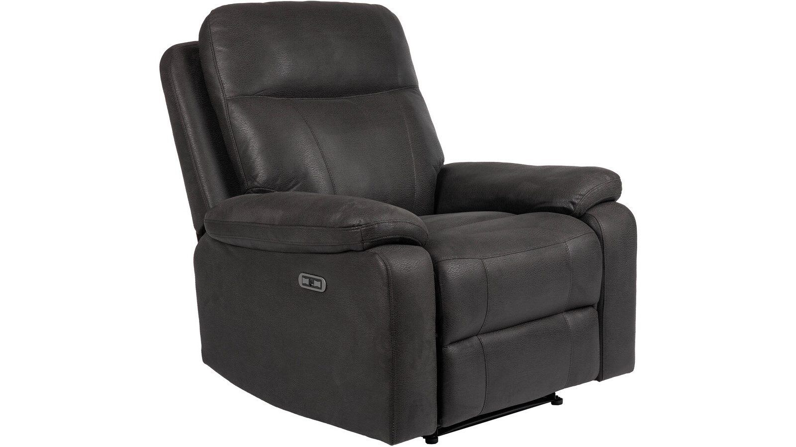 Norvian-recliner-nojatuoli, sähköinen - Musta