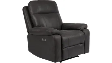 Norvian-recliner-nojatuoli, sähköinen - Musta - Huonekalut - Tuoli & nojatuoli - Nojatuoli & lepotuoli - Mekanismituoli