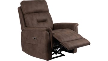 Novira recliner-nojatuoli, sähköinen - Ruskea - Huonekalut - Tuoli & nojatuoli - Nojatuoli & lepotuoli - Mekanismituoli