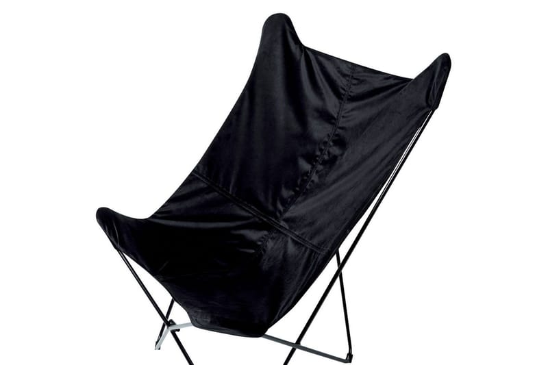 Nojatuoli Nybro - Musta/sametti - Huonekalut - Tuoli & nojatuoli - Nojatuoli & lepotuoli