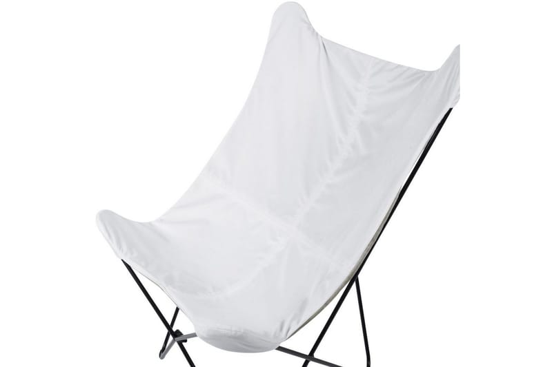 Nojatuoli Nybro - Valkoinen, Musta/Sametti - Huonekalut - Tuoli & nojatuoli - Nojatuoli & lepotuoli