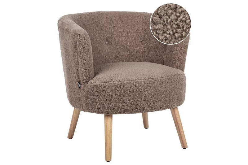 Nojatuoli Odenzen Ruskea/vaalea puu, Ruskea/vaalea puu