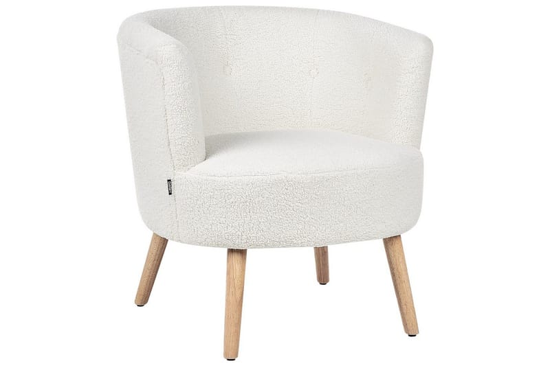 Nojatuoli Odenzen Valkoinen/vaalea puu - Valkoinen/vaalea puu - Huonekalut - Tuoli & nojatuoli - Nojatuoli & lepotuoli