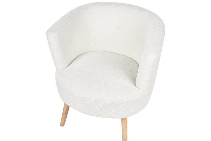 Nojatuoli Odenzen Valkoinen/vaalea puu - Valkoinen/vaalea puu - Huonekalut - Tuoli & nojatuoli - Nojatuoli & lepotuoli