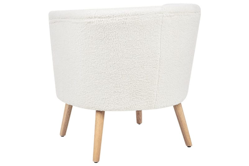 Nojatuoli Odenzen Valkoinen/vaalea puu - Valkoinen/vaalea puu - Huonekalut - Tuoli & nojatuoli - Nojatuoli & lepotuoli