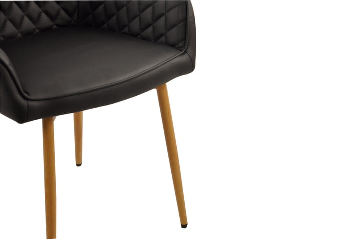 Nojatuoli Olingdal - Musta/Ruskea - Ruokapöydän tuolit - Meikkituoli - Käsinojallinen tuoli