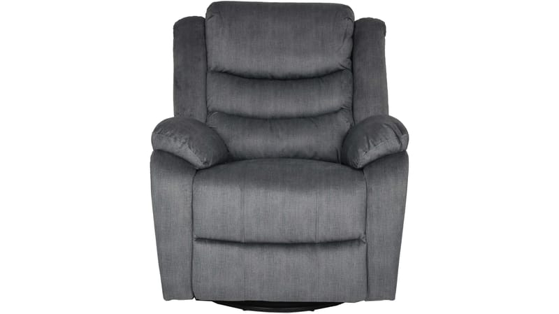 Olvani recliner-nojatuoli kankaasta, manuaalinen - Harmaa - Huonekalut - Tuoli & nojatuoli - Nojatuoli & lepotuoli - Mekanismituoli