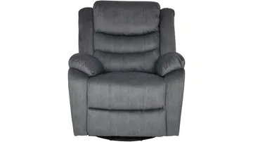 Olvani recliner-nojatuoli kankaasta, manuaalinen - Harmaa - Huonekalut - Tuoli & nojatuoli - Nojatuoli & lepotuoli - Mekanismituoli