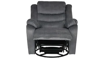 Olvani recliner-nojatuoli kankaasta, manuaalinen - Harmaa - Huonekalut - Tuoli & nojatuoli - Nojatuoli & lepotuoli - Mekanismituoli
