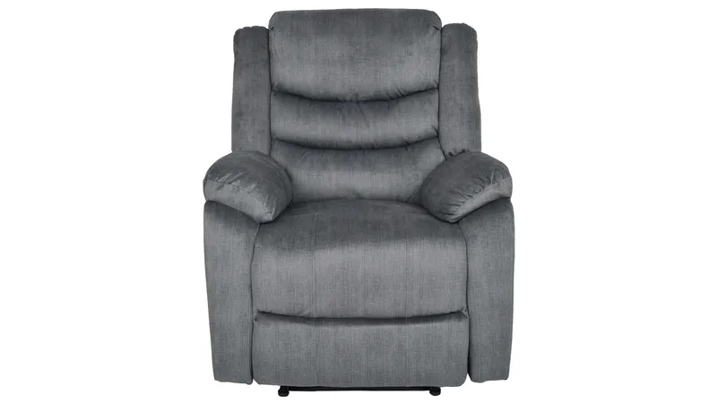 Olvani recliner-nojatuoli kankaasta, sähköinen - Harmaa - Huonekalut - Tuoli & nojatuoli - Nojatuoli & lepotuoli - Mekanismituoli