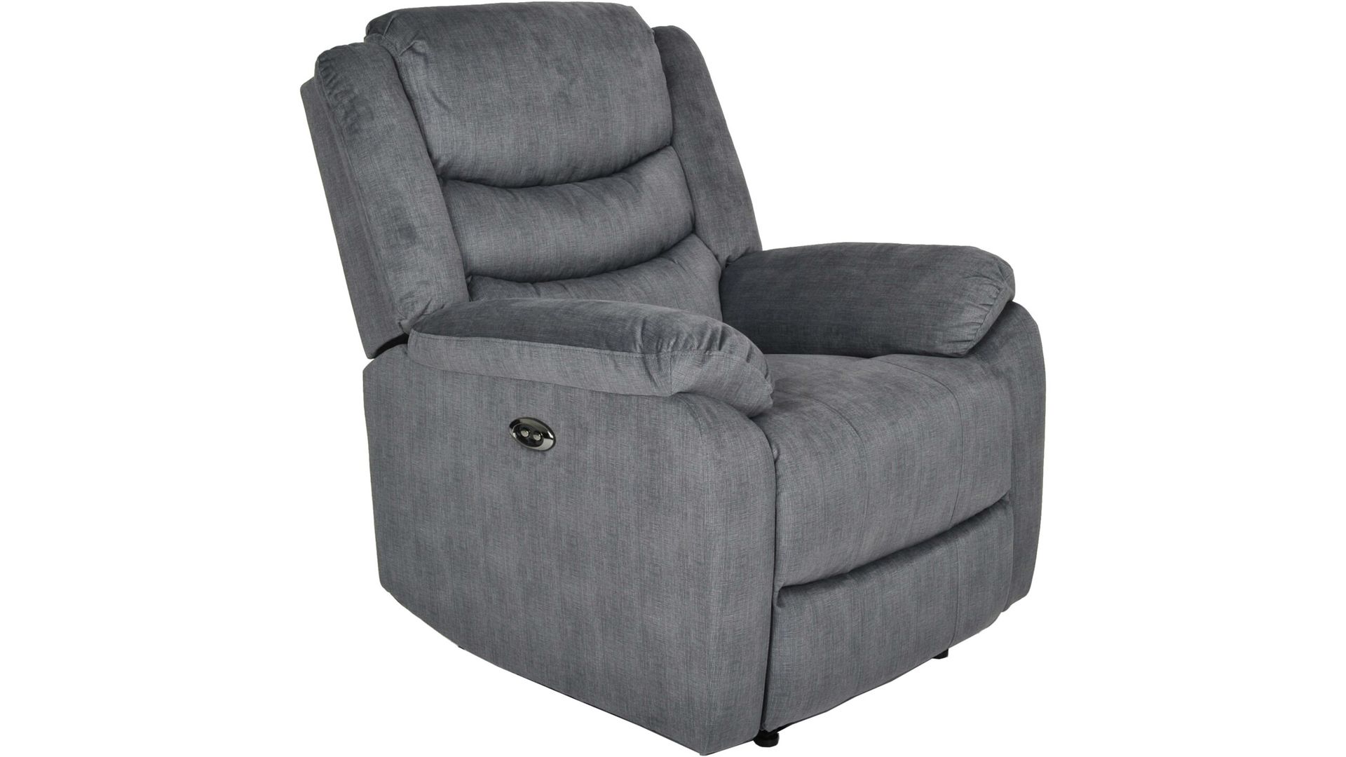 Olvani recliner-nojatuoli kankaasta, sähköinen - Harmaa